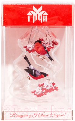 Елочная игрушка Грай Елочка-Снегири Ф-85