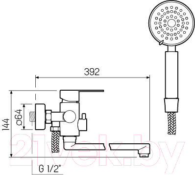 Смеситель РМС SUS124-006EP