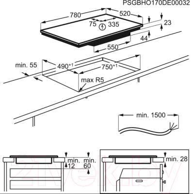 Индукционная варочная панель AEG IAE84881FB