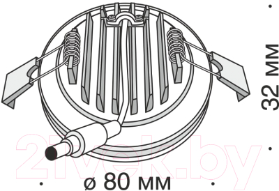 Точечный светильник Maytoni Phanton DL303-L7B4K