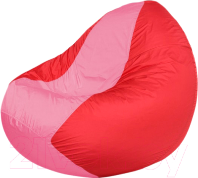 Бескаркасное кресло Flagman Classic К2.1-77 (розовый/красный) - фото