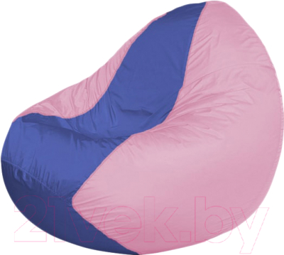 Бескаркасное кресло Flagman Classic К2.1-79 (синий/розовый) - фото