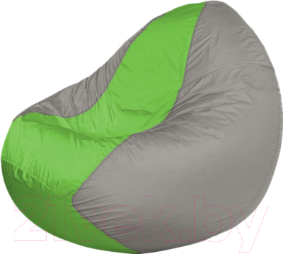 Бескаркасное кресло Flagman Classic К2.1-96 (салатовый/серый) - фото