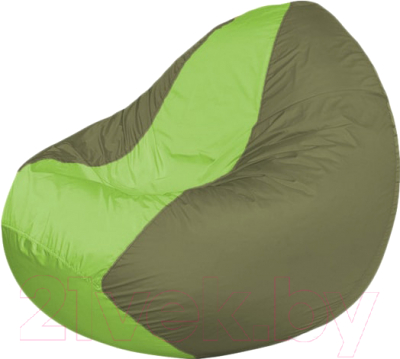 Бескаркасное кресло Flagman Classic К2.1-110 (салатовый/оливковый) - фото