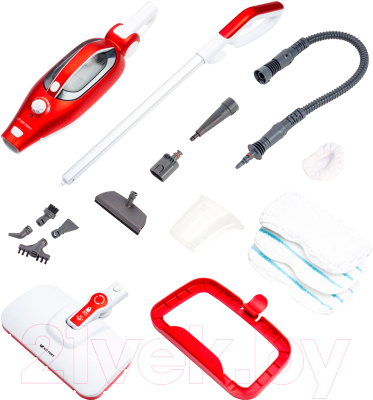 Пароочиститель Kitfort KT-1005-2 (красный)