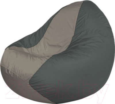 Бескаркасное кресло Flagman Classic К2.1-115 (серый/темно-серый) - фото