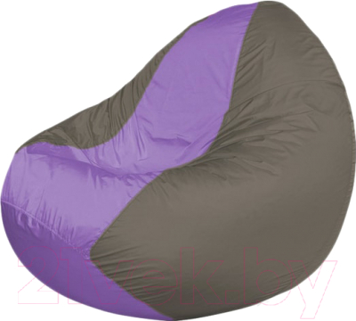 Бескаркасное кресло Flagman Classic К2.1-116 (сиреневый/темно-серый) - фото