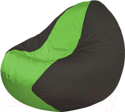 Бескаркасное кресло Flagman Classic К2.1-129 (салатовый/черный) - фото