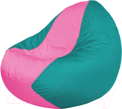 Бескаркасное кресло Flagman Classic К2.1-147 (розовый/бирюзовый) - фото