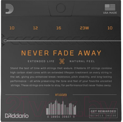 Струны для банджо D'Addario XTJ1023