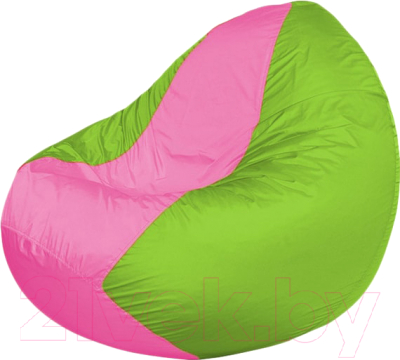 Бескаркасное кресло Flagman Classic К2.1-178 (розовый/салатовый) - фото