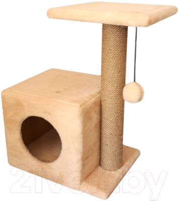 Комплекс для кошек Cat House С боковой полкой 0.58 - фото