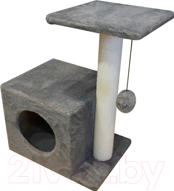 Комплекс для кошек Cat House С боковой полкой 0.58 - фото