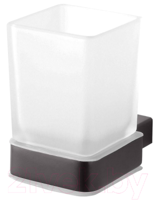 Стакан для зубной щетки и пасты Bemeta Nero 135011010 - фото