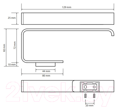 Держатель для туалетной бумаги Bemeta Solo 139112022