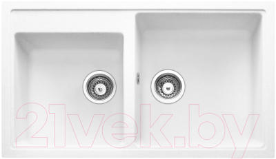 Мойка кухонная Longran Classic CLS860.500 20 (альпина) - фото