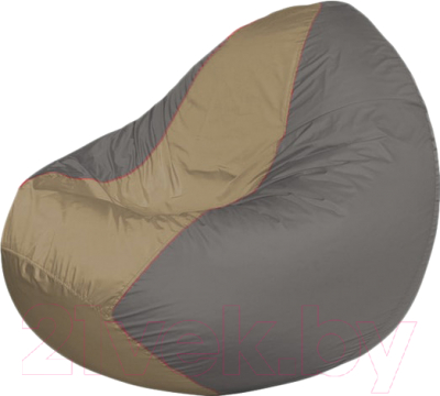 Бескаркасное кресло Flagman Classic К2.1-197 (темно-бежевый/серый) - фото