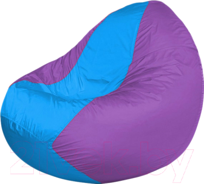 Бескаркасное кресло Flagman Classic К2.1-209 (голубой/сиреневый) - фото