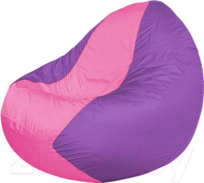 Бескаркасное кресло Flagman Classic К2.1-210 (розовый/сиреневый) - фото
