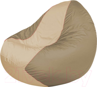 Бескаркасное кресло Flagman Classic К2.1-215 (светло-бежевый/темно-бежевый) - фото