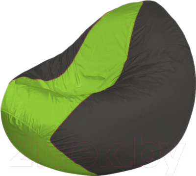 Бескаркасное кресло Flagman Classic К2.1-224 (салатовый/темно-серый) - фото