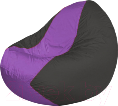 Бескаркасное кресло Flagman Classic К2.1-226 (сиреневый/темно-серый) - фото