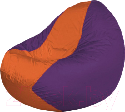 Бескаркасное кресло Flagman Classic К2.1-233 (оранжевый/фиолетовый) - фото