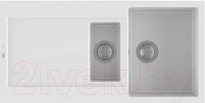 Мойка кухонная Longran Enigma ENG1000.500 15 (альпина) - фото