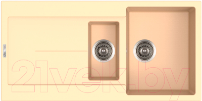 Мойка кухонная Longran Enigma ENG1000.500 15 (колорадо) - фото