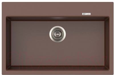 Мойка кухонная Longran Geos GES780.500 (марон) - фото