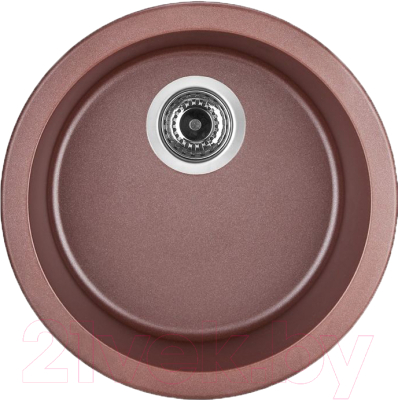 Мойка кухонная Longran Ultra ULS460 (марон) - фото