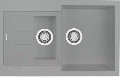 Мойка кухонная Longran Amanda AMG780.500 15 (крома) - фото
