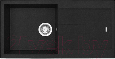 Мойка кухонная Longran Amanda AMG990.500 (оникс) - фото