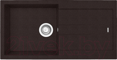 Мойка кухонная Longran Amanda AMG990.500 (марон) - фото