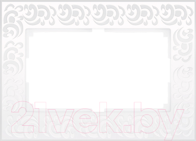 Рамка для выключателей и розеток Werkel WL05-Frame-01-DBL / a033483 - фото