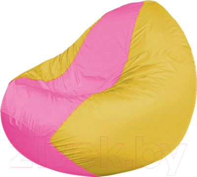 Бескаркасное кресло Flagman Classic К2.1-258 (розовый/желтый) - фото