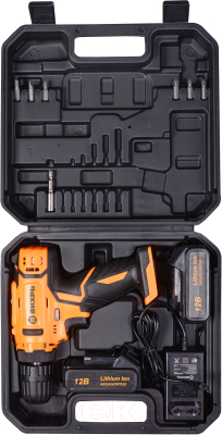 Аккумуляторная дрель-шуруповерт Вихрь ДА-12-2К