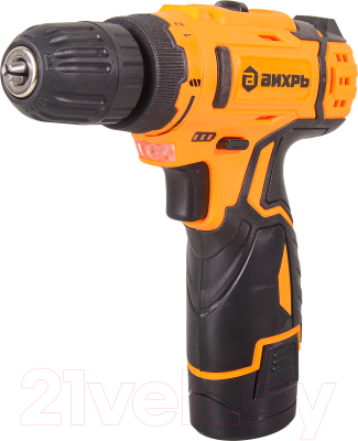 Аккумуляторная дрель-шуруповерт Вихрь ДА-12Л-2 (72/14/14) - фото