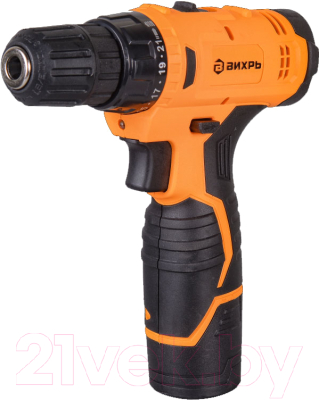 Аккумуляторная дрель-шуруповерт Вихрь ДА-12Л-2К (72/14/7) - фото