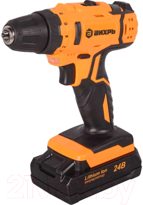 Аккумуляторная дрель-шуруповерт Вихрь ДА-24Л-2К (72/14/18) - фото