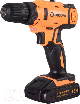 Аккумуляторная дрель-шуруповерт Вихрь ДА-18Л-2 (72/14/16) - фото
