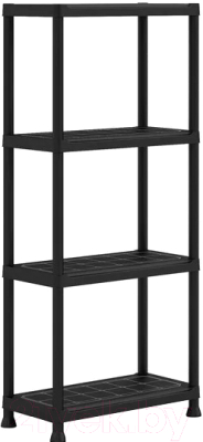 Стеллаж Keter Plus 60/4 RIP.BK / 240620 - фото