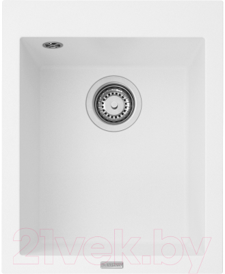 Мойка кухонная Longran Cube CUG410.500 (альпина) - фото
