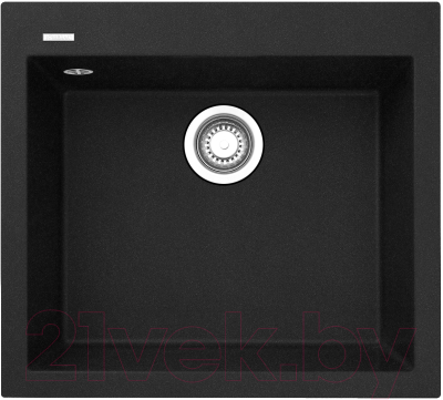 Мойка кухонная Longran Cube CUG560.500 (оникс) - фото