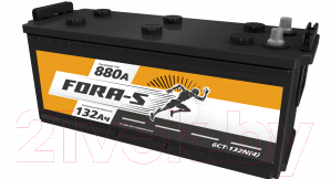 Автомобильный аккумулятор Fora-S Евро 3 - фото