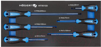 Набор отверток Hoegert HT7G133 - фото