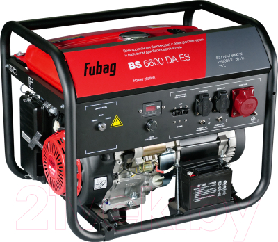 Бензиновый генератор Fubag BS 6600 DA ES - фото