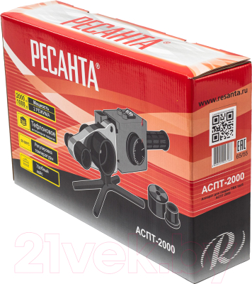 Паяльник для полипропиленовых труб Ресанта АСПТ-2000