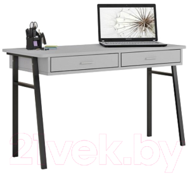 Письменный стол Polini Kids Aviv 1450 (серый) - фото