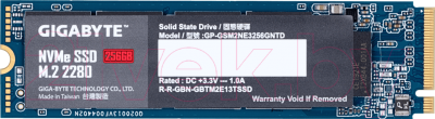 SSD диск Gigabyte 256GB (GP-GSM2NE3256GNTD) - фото